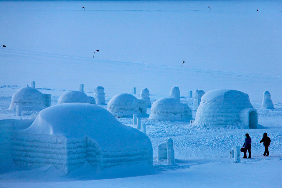 arquitectura en hielo el iglú