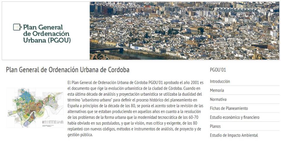 Obra Nueva Córdoba PGOU Cordoba