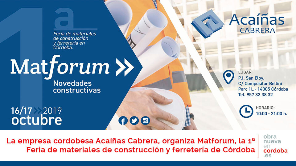 Matforum Acaíñas Cabrera - obra nueva en Córdoba