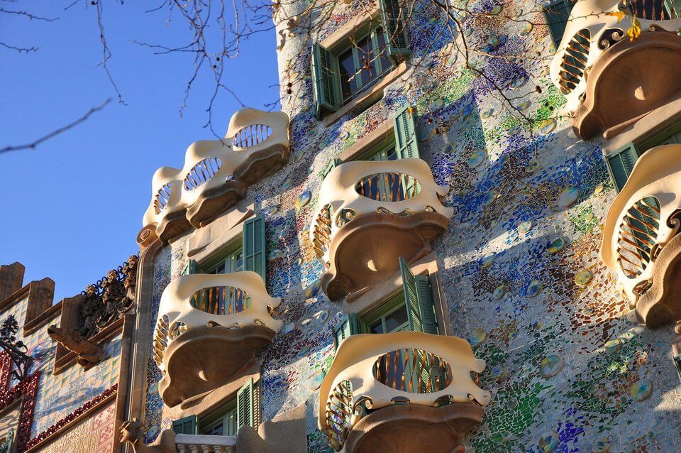 la casa Batlló arquitecto Antonio Gaudí
