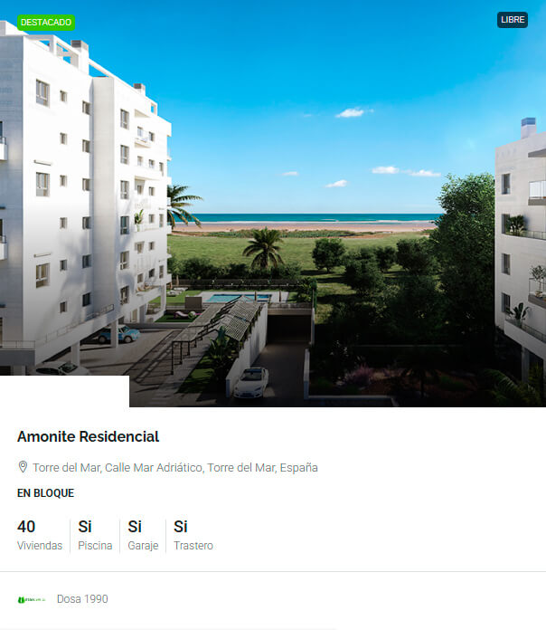 Amonite-Residencial Costa Malaga - obra nueva en cordoba