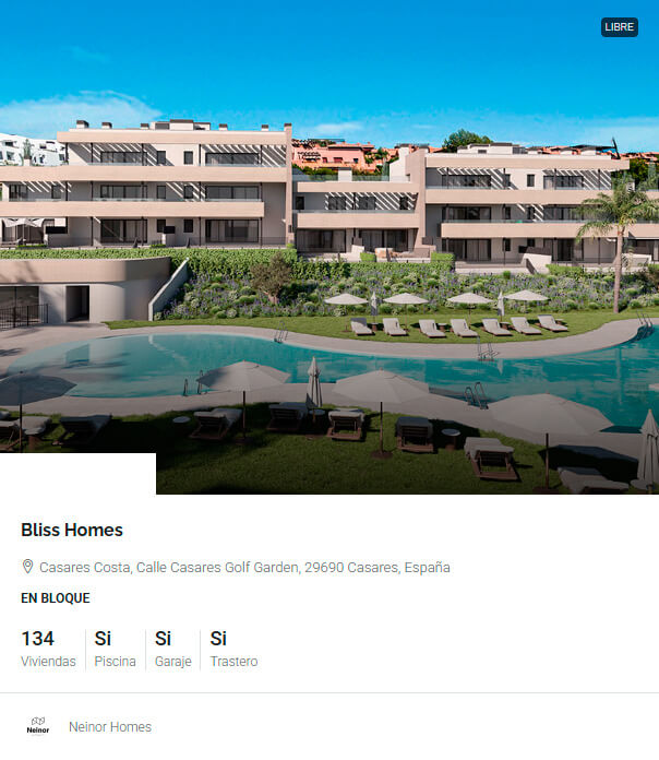 Bliss-Homes Costa Malaga - obra nueva en cordoba