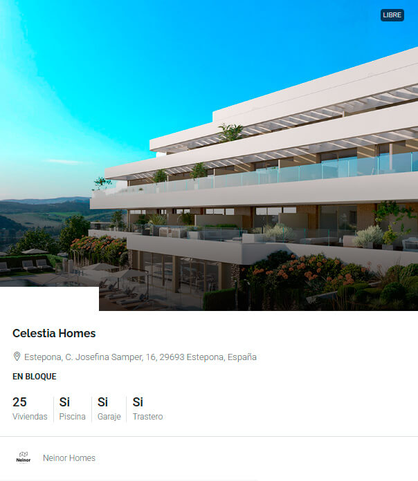 Celestia-Homes Costa Malaga - obra nueva en cordoba