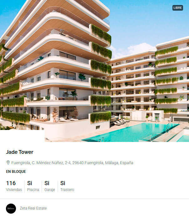 Jade-Tower Costa Malaga - obra nueva en cordoba